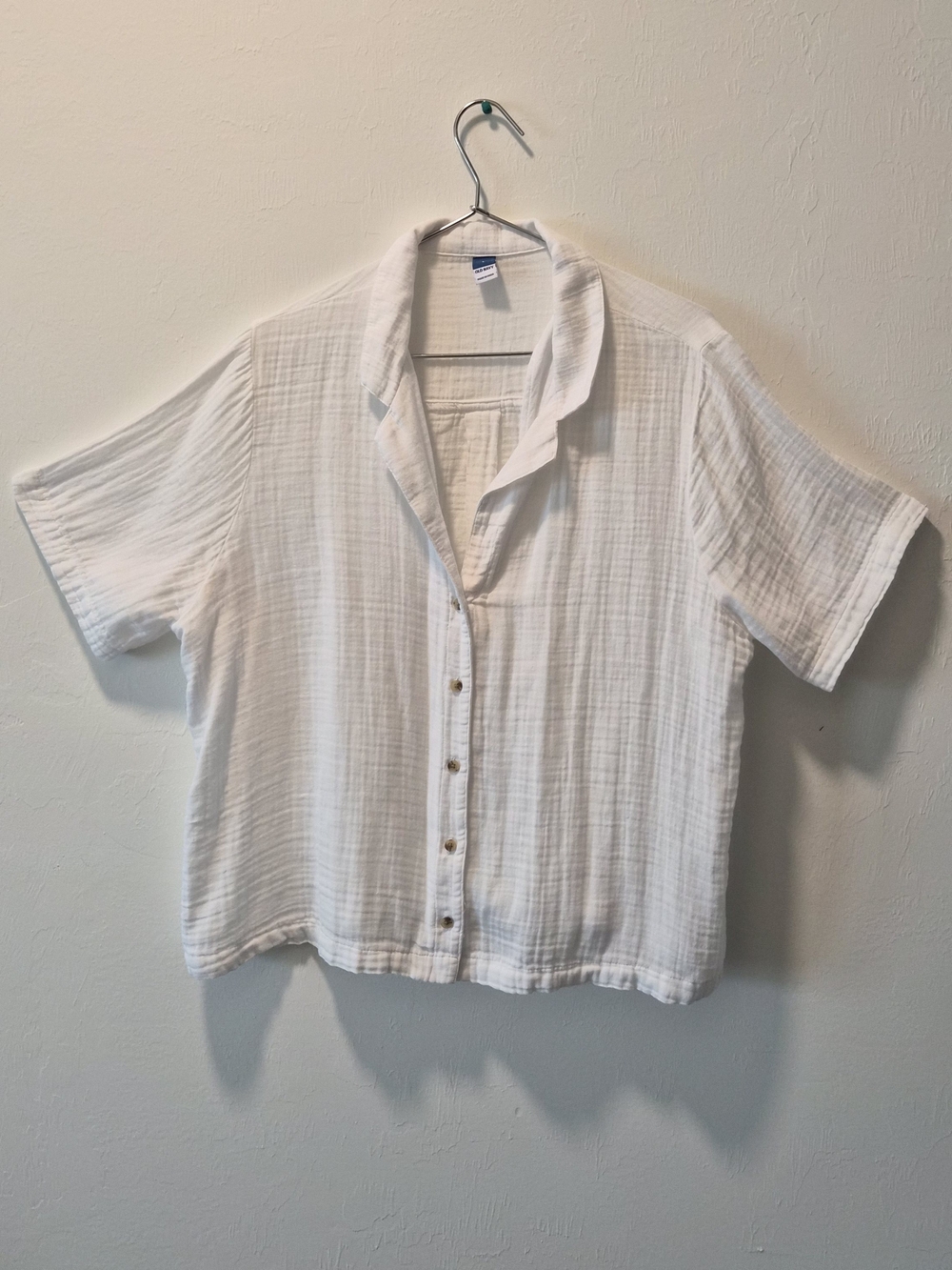 Old Navy White Cotton Shirt